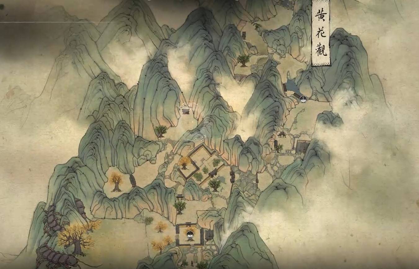 《黑神话悟空》黄花观官方地图分享 - 第1张