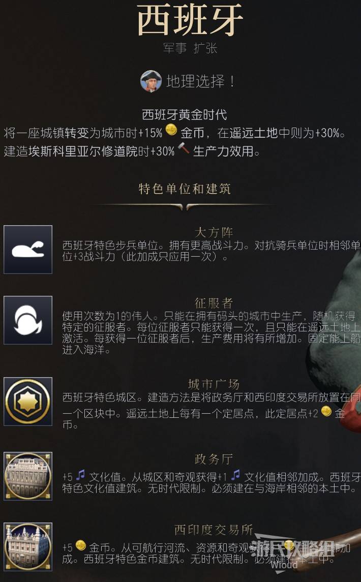 《文明7》西班牙强度与特点介绍