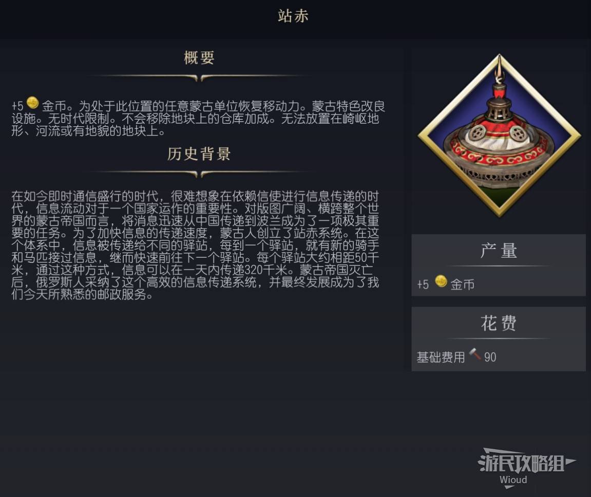 《文明7》百科全书手册 百科一览_改良设施-站赤