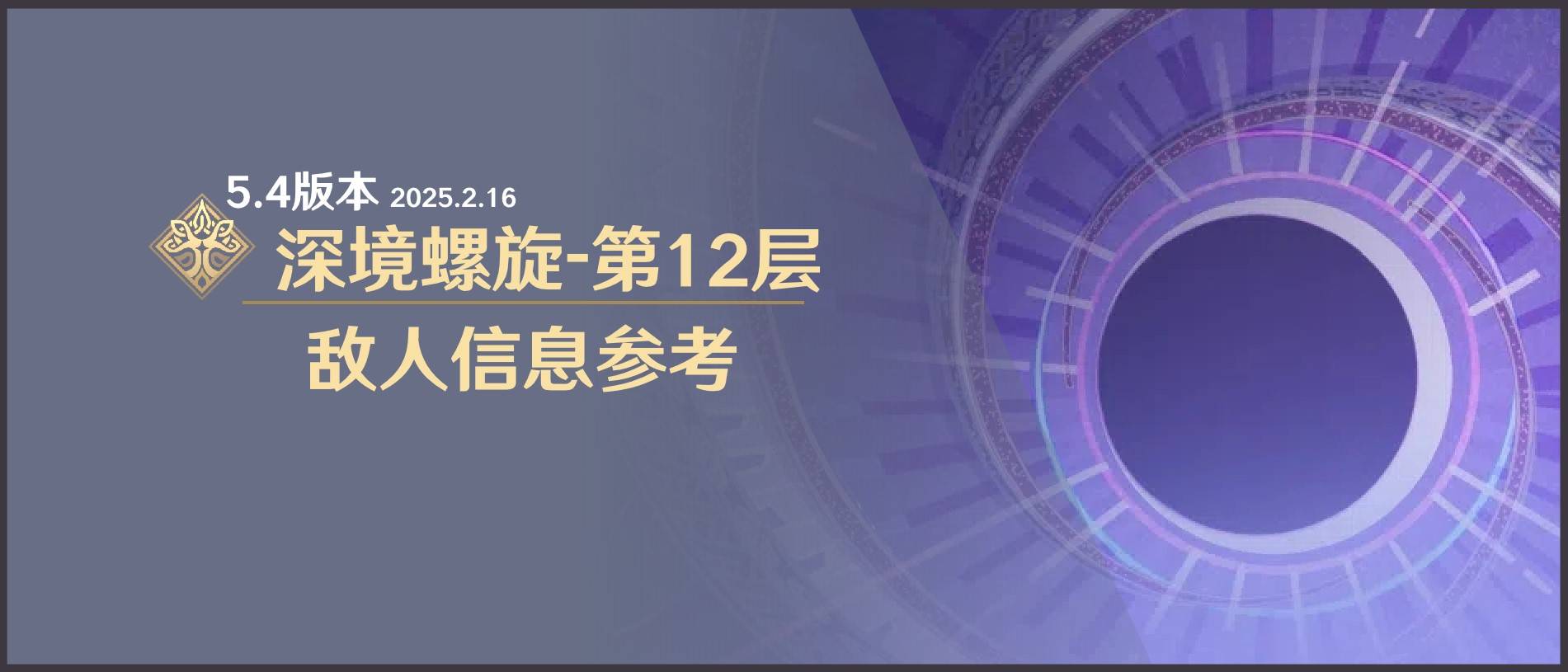 《原神》5.4深境螺旋敌人信息与站位参考 - 第1张