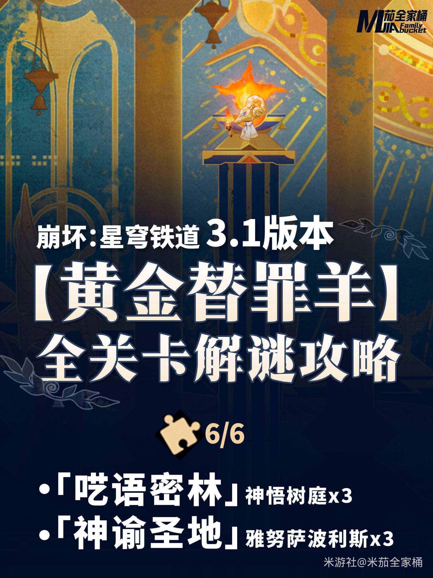 《崩坏星穹铁道》3.1黄金替罪羊解谜攻略