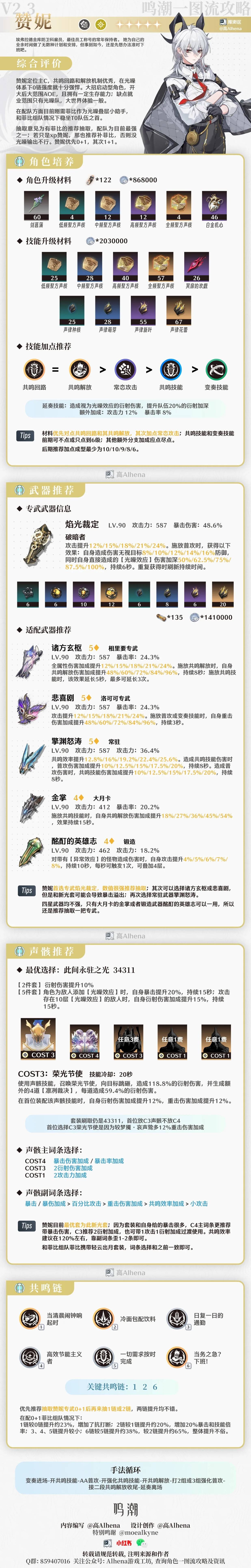 《鸣潮》赞妮全面培养一图流 赞妮武器、声骸与配队推荐 - 第1张