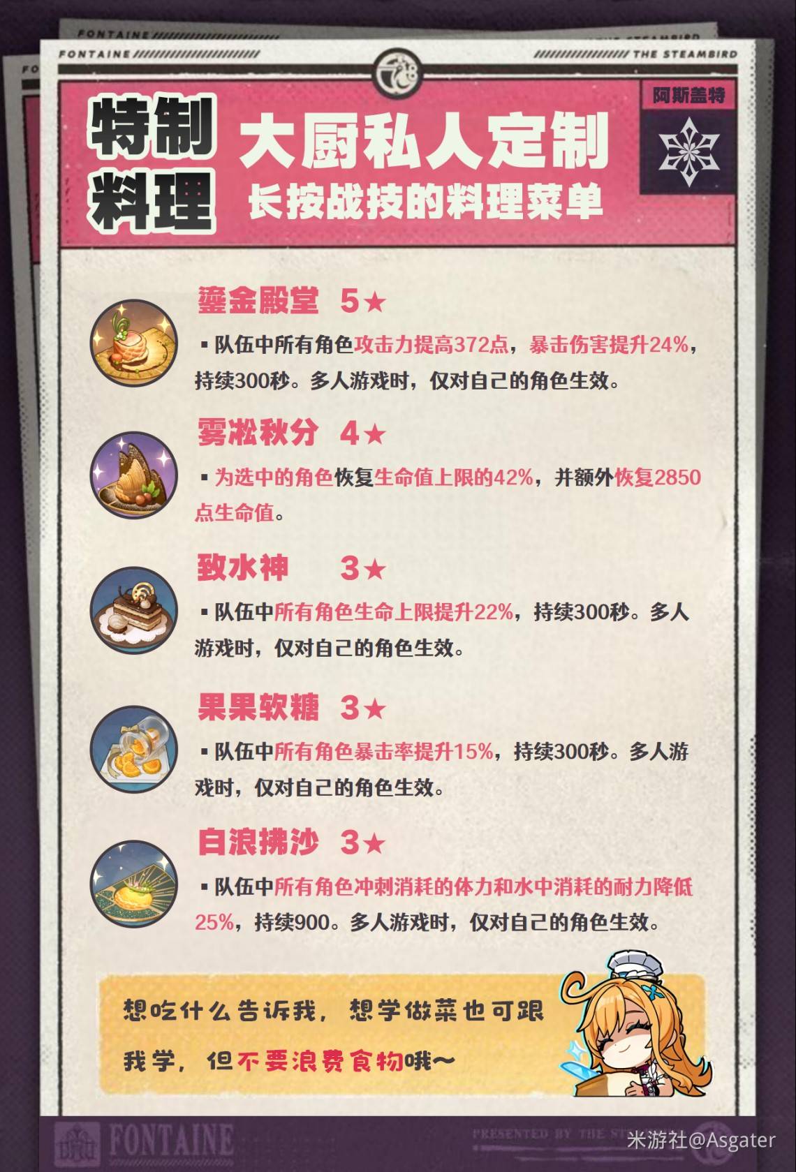 《原神》爱可菲全方位养成攻略 爱可菲怎么培养_机制解析 - 第3张