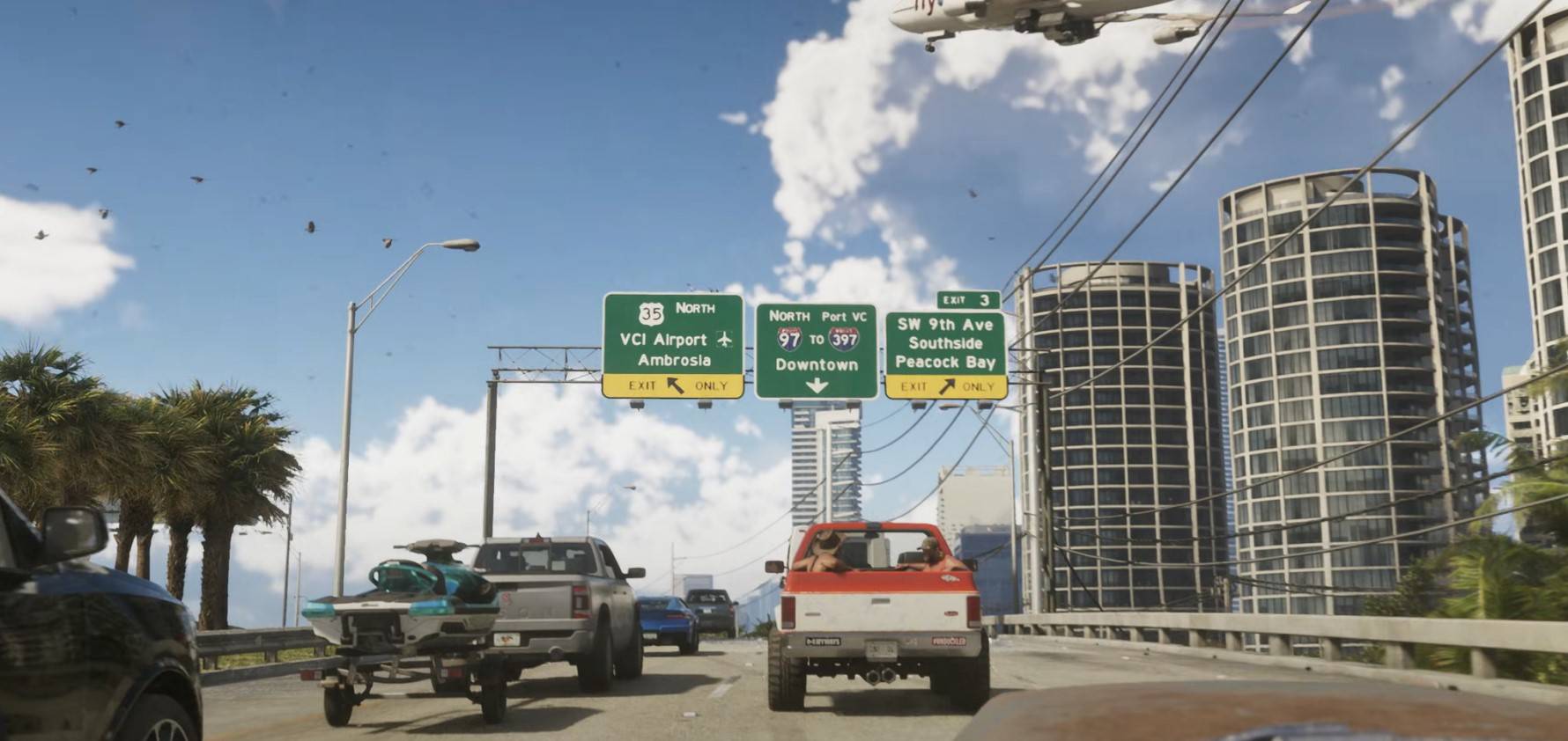 《GTA6》第二支预告片登场载具盘点_高速场景 - 第1张