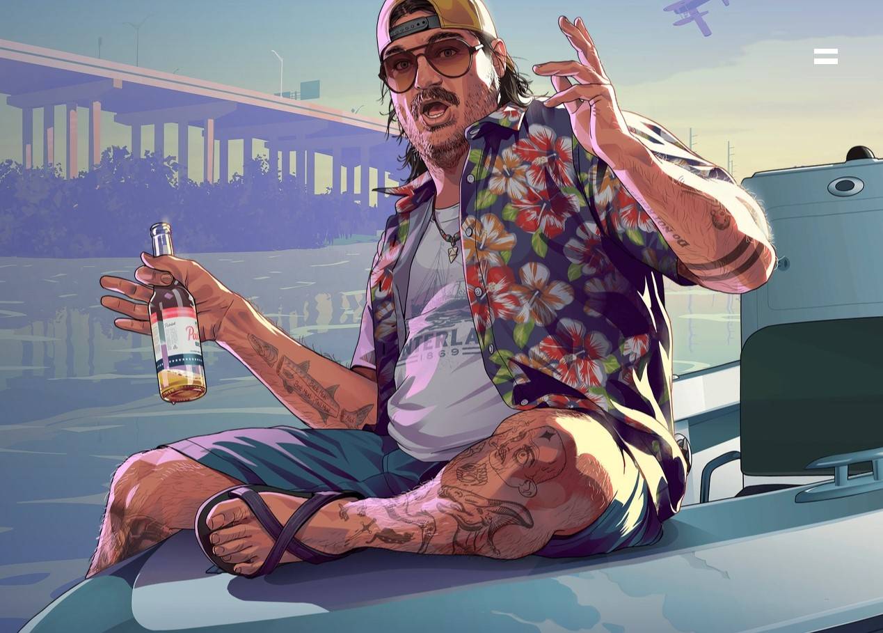 《GTA6》重要人物图鉴 男女主背景介绍_卡尔·汉普顿