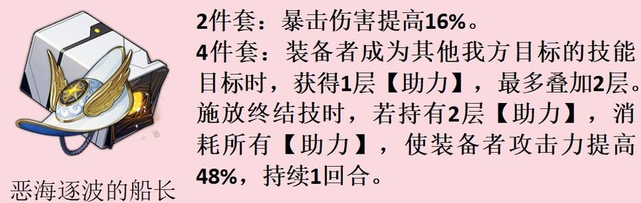《崩壞星穹鐵道》船長套適用角色推薦 惡海逐波的船長遺器給誰用 - 第1張