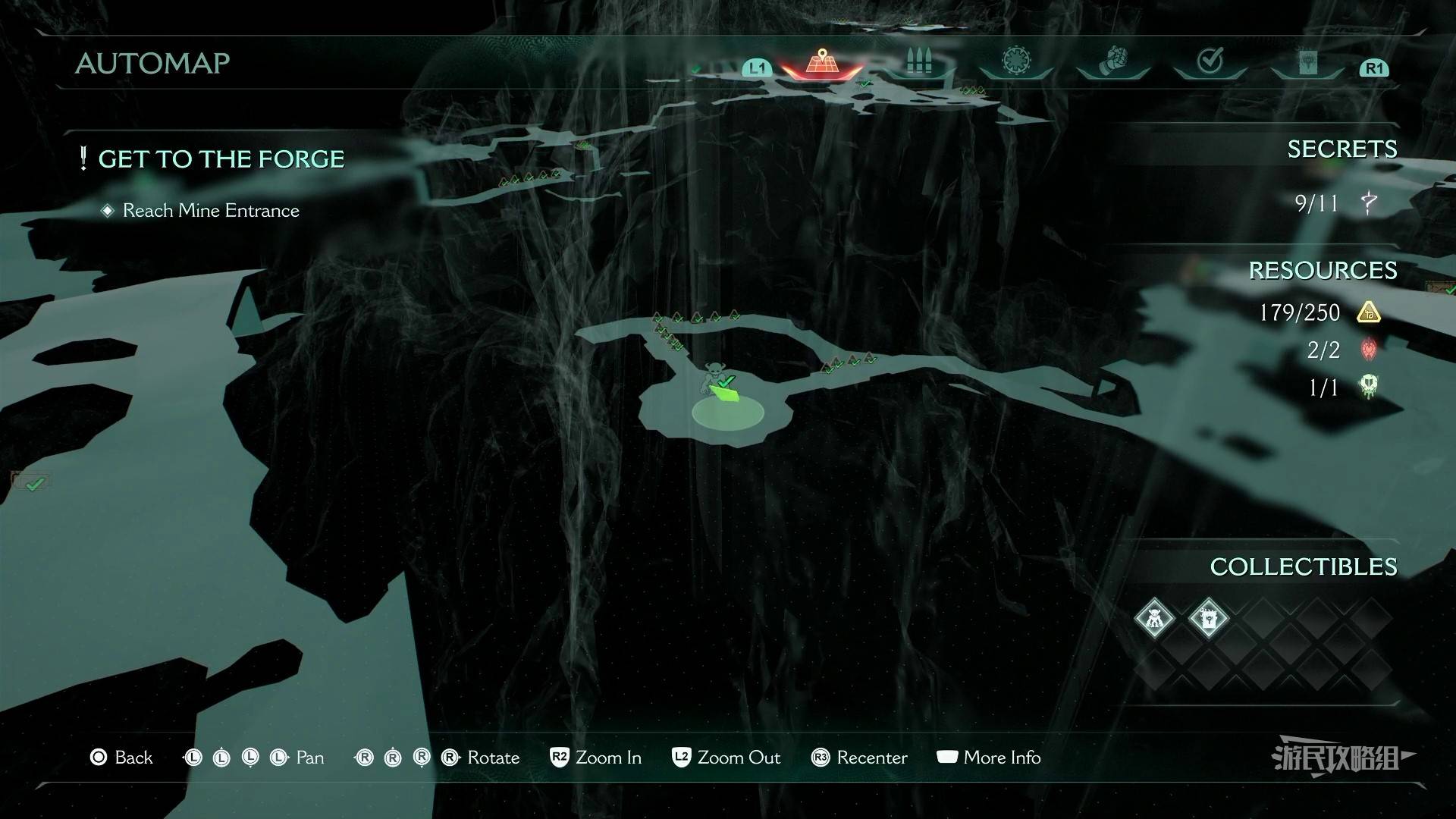 《毁灭战士黑暗时代》全恶魔玩具位置地图 恶魔玩具收集攻略_第8章-深渊森林 - 第1张