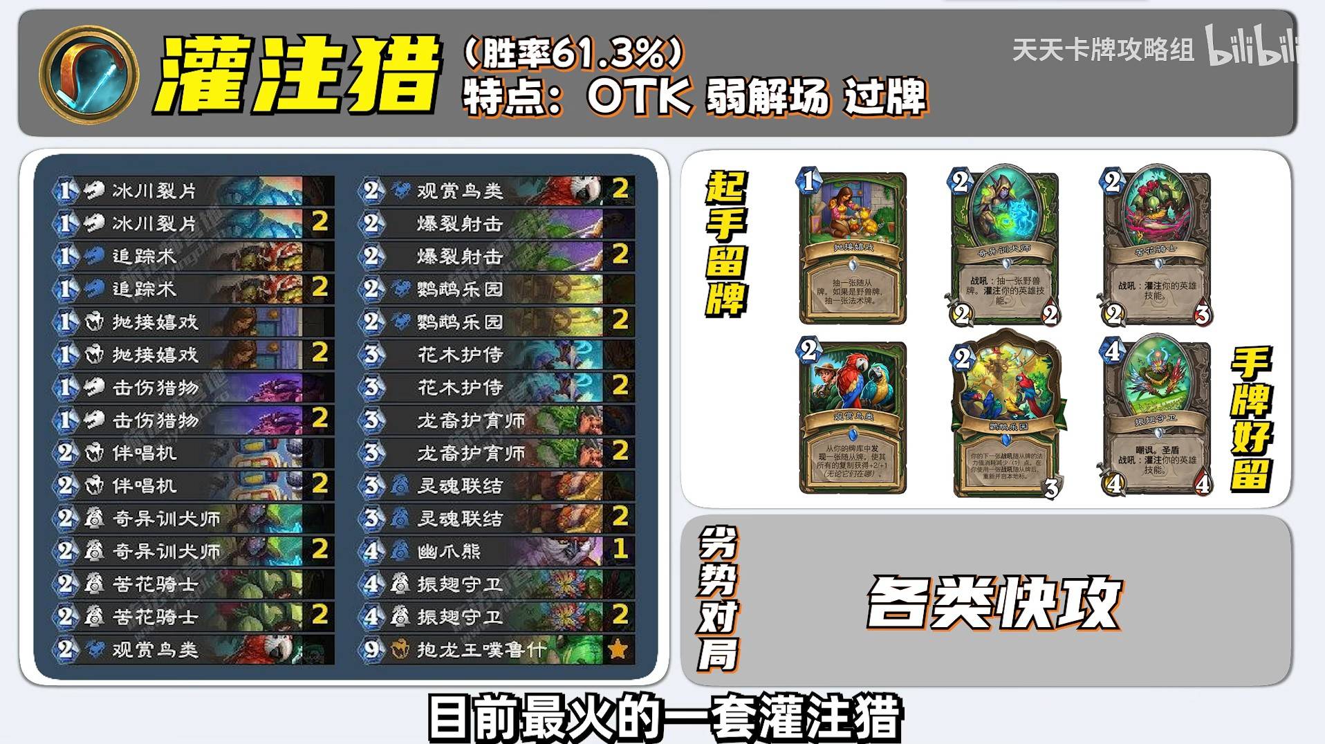 《炉石传说》灌注猎卡组及玩法分享 - 第1张