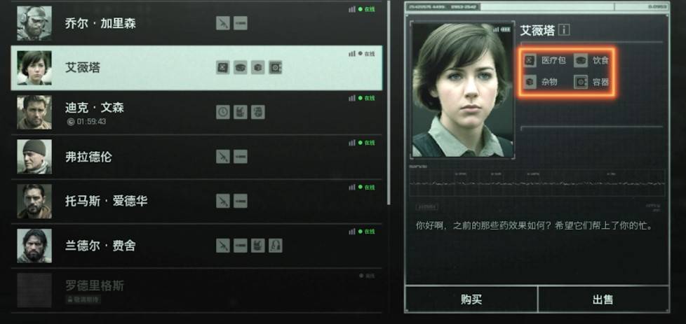 《暗區突圍無限》聯絡人功能介紹_艾薇塔