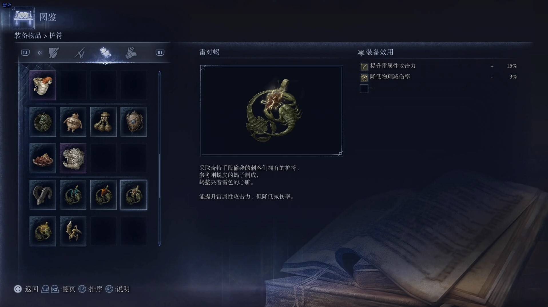 《艾尔登法环黑夜君临》护符图鉴 全护符效果一览_雷对蝎 - 第1张
