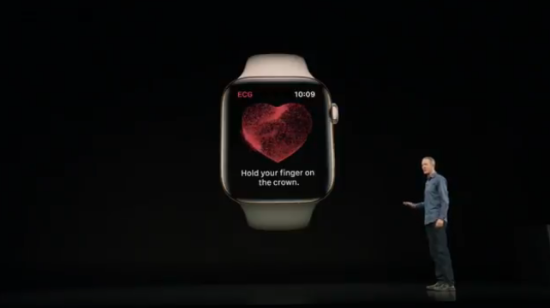 Apple Watch Series 4公布 能绘心电图399美元