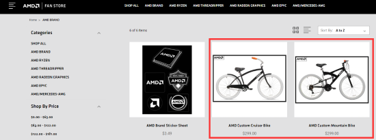纳米体育AMD推出品牌定制巡洋舰山地自行车 售价约2385元(图1)