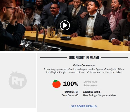 电影《迈阿密的一夜》获IGN 10分 烂番茄新鲜度100%