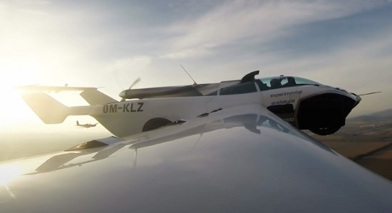 Klein Vision可变形飞行汽车完成首次空中测试 四轮可变形+两座