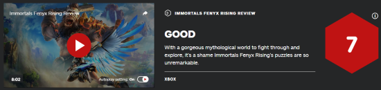 《渡神纪：芬尼斯崛起》IGN 7分：战斗剧情令人满意 但解谜太平庸