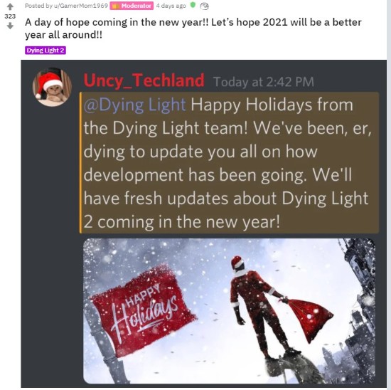 《消逝的光芒2》开发商：会在明年公开新消息
