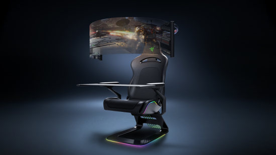 雷蛇推PROJECT BROOKLYN概念电竞椅 拥有60英寸全环绕OLED显示器