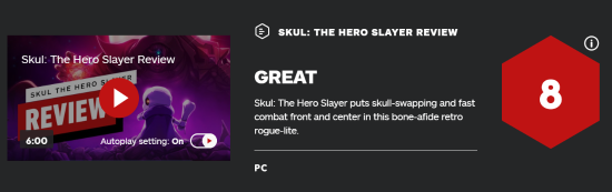 《小骨：英雄杀手》IGN评分8分 拥有新颖的机制和快节奏战斗