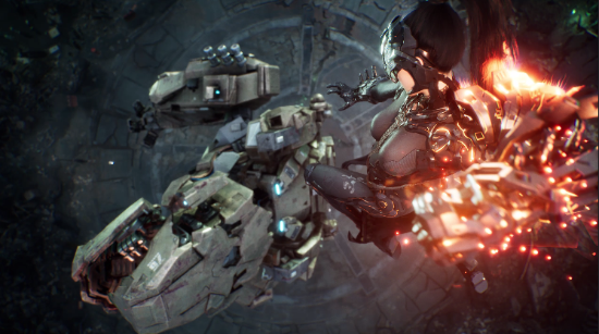 国产科幻游戏《Project DT》发布PV和实机录像 机甲少女战巨型机械