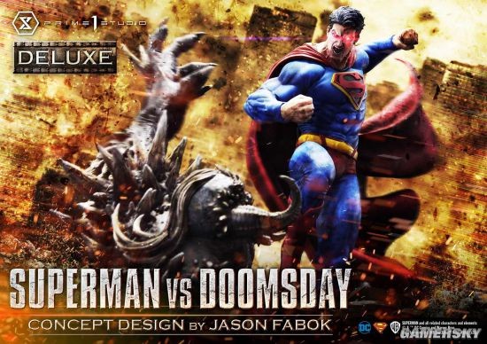 Prime 1 studio推出超人VS毁灭日雕像 盛怒的超人挥拳再现经典一幕！