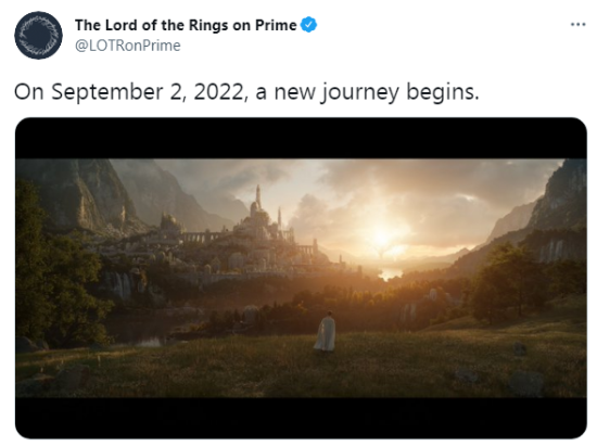 亚马逊剧版《指环王》发布剧照并宣布定档 将于2022年9月2日播出