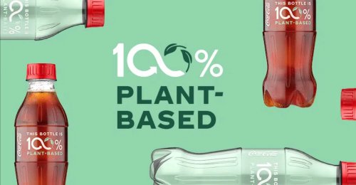 可口可乐推出100%植物性塑料瓶子 非常环保