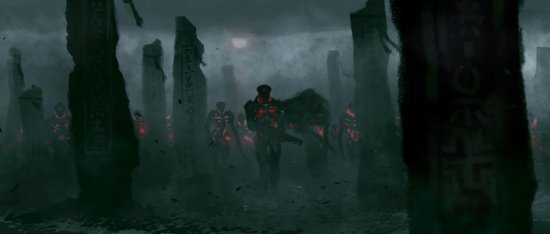 扎克·施奈德新片《反叛之月》概念图公布 外星人军队登场
