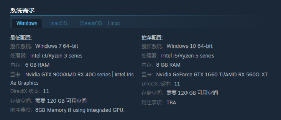 《全面战争：战锤3》PC配置要求公布：推荐GTX1660Ti