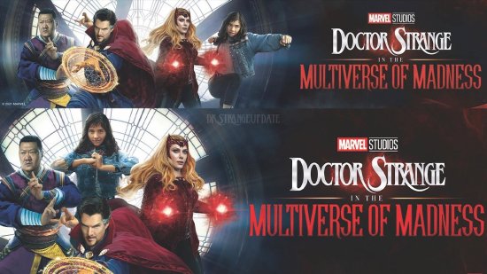 《奇异博士：疯狂多元宇宙》发布横版艺术宣传图 奇异博士、猩红女巫等人霸气登场
