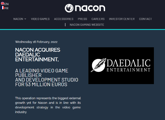 游民晨播报：《无人深空》3.8版本“哨兵”更新上线 Nacon宣布收购Daedalic