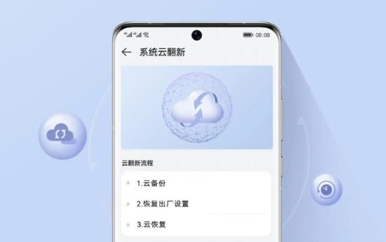 华为将为旧手机推出“系统云翻新”功能 只需三步解决卡顿！