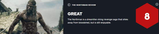 《北欧人》IGN 8分：梦幻般的维京复仇故事