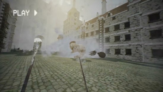 塔塔开！VR版《进击的巨人》游戏实机演示 现可免费试玩