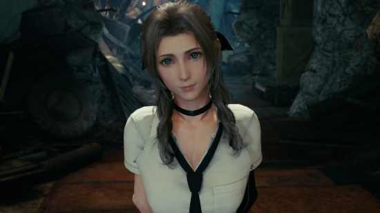 这款MOD让《最终幻想7：重制版》爱丽丝换上玛丽·萝丝衣服：黑白制服俏皮可爱