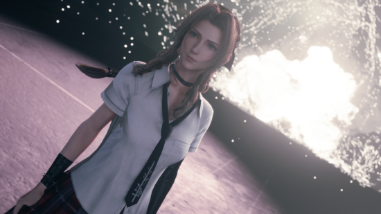 这款MOD让《最终幻想7：重制版》爱丽丝换上玛丽·萝丝衣服：黑白制服俏皮可爱