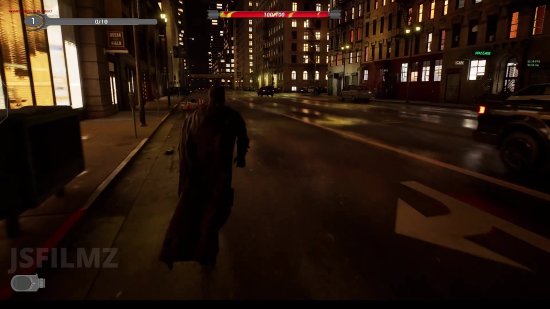 虚幻5《黑客帝国》蝙蝠侠mod演示 大都市秒变哥谭街头