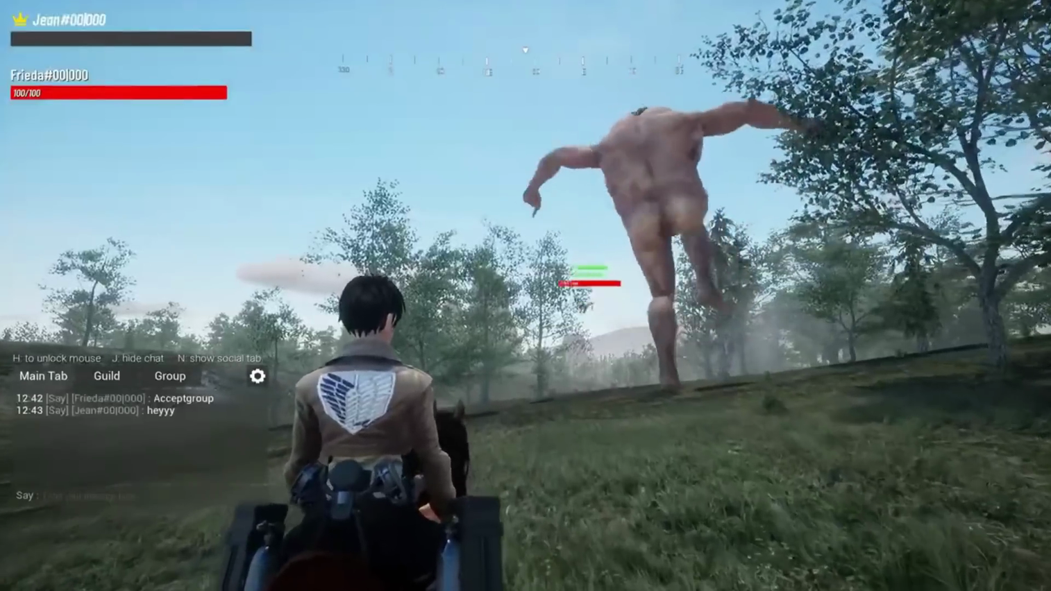 粉丝自制《进击的巨人》游戏 可下载游玩