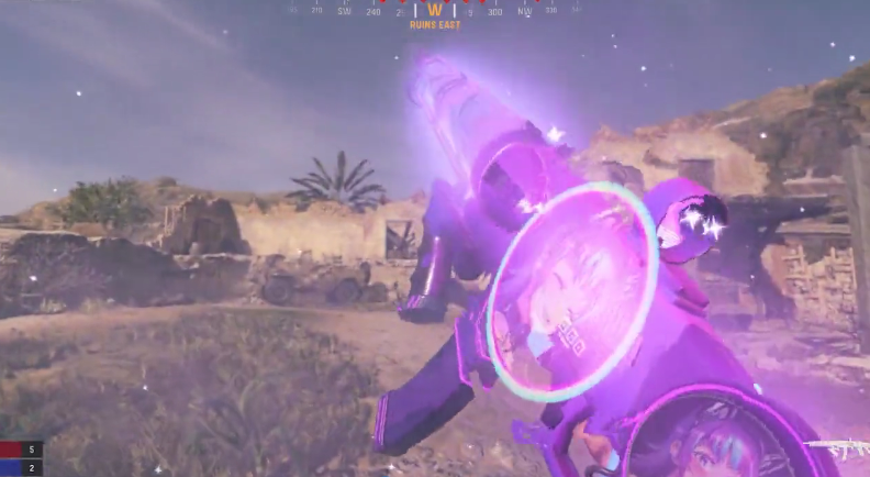 小心二次元！《COD战区》推出新武器动漫“痛枪”