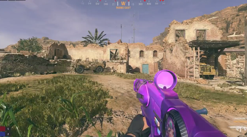 小心二次元！《COD战区》推出新武器动漫“痛枪”
