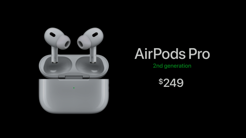 苹果降噪耳机新AirPods Pro公布 9月发售、售249美元
