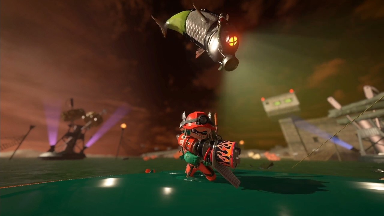《喷射战士3》打工模式玩法介绍 头目鲑鱼打法展示 - 第1张