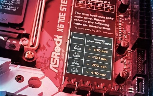 锐龙7000的奇怪bug解决了 128GB DDR5开机不再需要6.6分钟