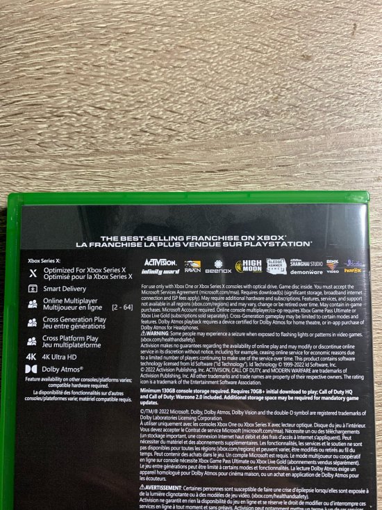 加拿大《使命召唤19：现代战争2》Xbox实体封面印错：COD是PS最畅销的IP