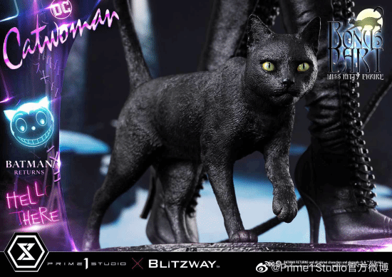 P1S公布《蝙蝠侠归来》猫女雕像：皮衣皮鞭黑猫碧眼|游民星空