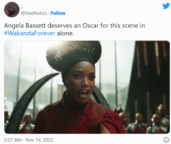 《黑豹2》強勢上映 觀眾認為安吉拉·貝塞特能得奧斯