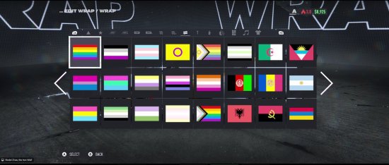 《极品飞车：不羁》提供大量LGBT旗帜 网友表示感谢