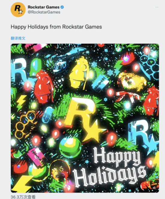 玩家在R星圣诞节祝福中发现《GTA6》线索 或在暗示新作背景