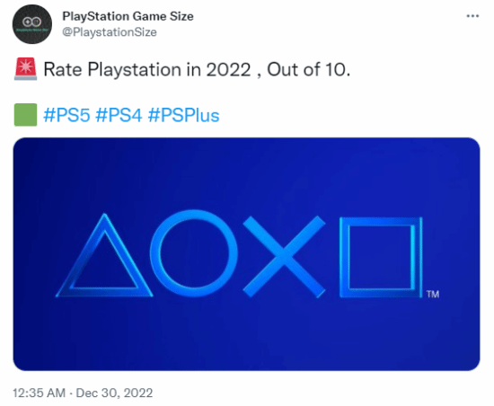 推主邀玩家为PlayStation今年表现打分 给出8分者居多