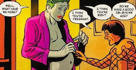 DC新漫画里小丑怀孕并生子 网民强烈呼吁抵制