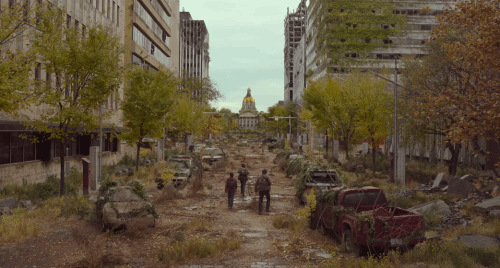 Comparison of special effects production in the drama version of "The Last of Us": the curtain is very different before and after